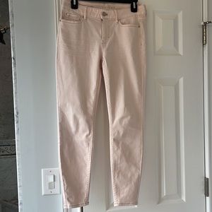 Light pink, White House, Black market skinny ankle jeans size 2 short